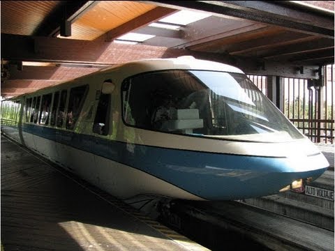 Walt Disney World Monorail Resort Magic Kingdom 2013 HD POV Ride through