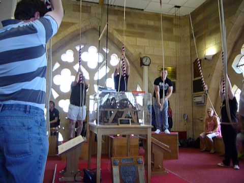 York Minster Bells - Grandsire Cinques - Sunday 07.07.13 (Simon Read ringing the tenor)