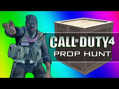 Call of Duty 4: Prop Hunt Funny Moments - Home Alone Rated R, Scanning for Retards (CoD4 Mod)