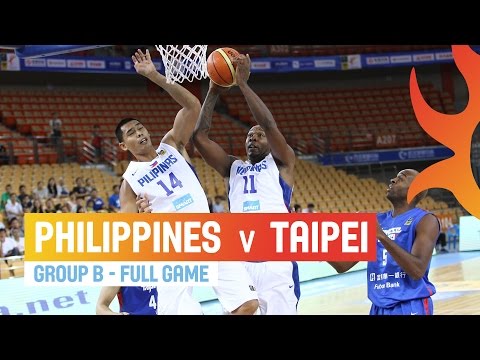 Philippines v Chinese Taipei - Full Game Group A - 2014 FIBA Asia Cup