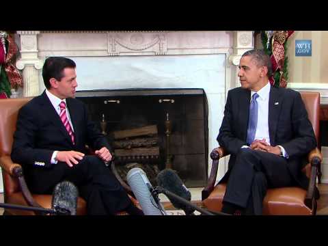 President Obama and President-elect Enrique Peña Nieto of Mexico