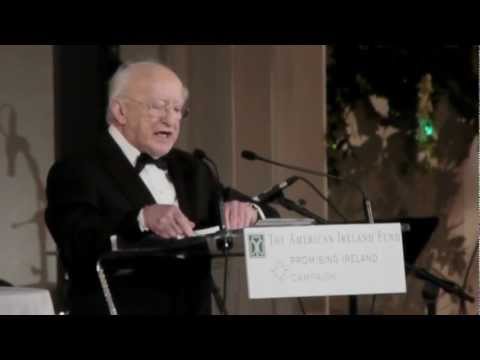 President of Ireland Michael D. Higgins, Addresses The New York Dinner Gala - May 2012