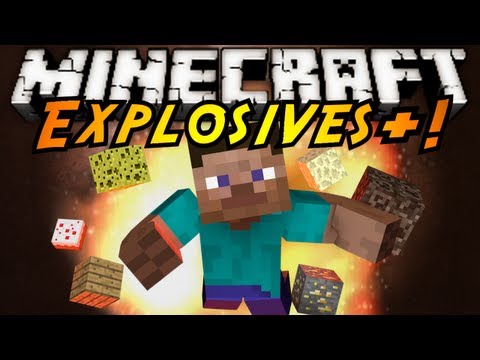 Minecraft Mod Showcase : EXPLOSIVES+!