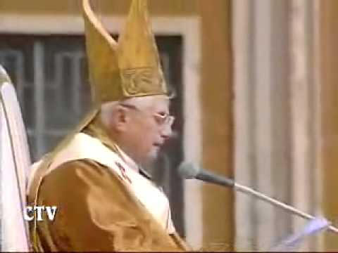 Ceremony of Papal Inauguration of Pope Benedict XVI [24.04.2005]