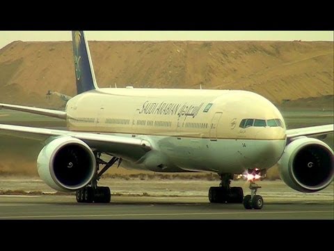 Air Traffic at Jeddah Airport (JED) الحركة الجوية في مطار جدة