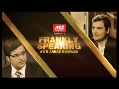 Frankly Speaking with Rahul Gandhi - Full Interview