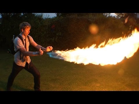 DIY X-MEN PYRO shooting 12ft flames from your wrist