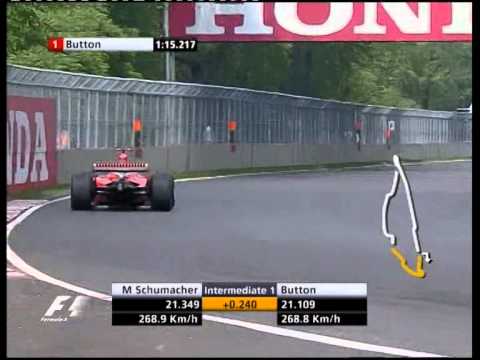 F1 Canada 2005 Qualifying - Michael Schumacher Epic Lap