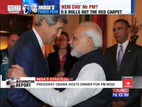 US President Barack Obama welcomes Narendra Modi to White House