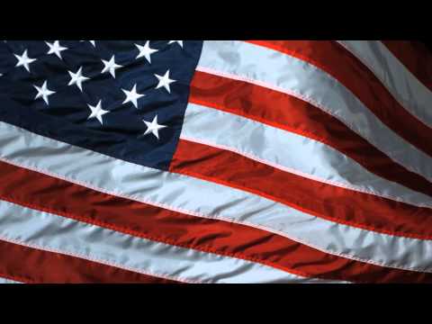 Slow Motion USA Flag Waving United States of America Flag Flying in High Definition HD Slowmo Video