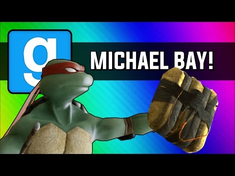 Gmod: Michael Bay Movie - Ninja Turtle Chain Explosion (Garry's Mod Sandbox Funny Moments)