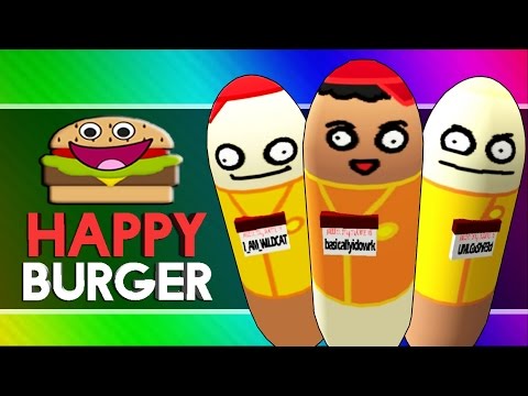 HAPPY BURGER! (Citizen Burger Disorder / Burger Simulator Funny Moments)