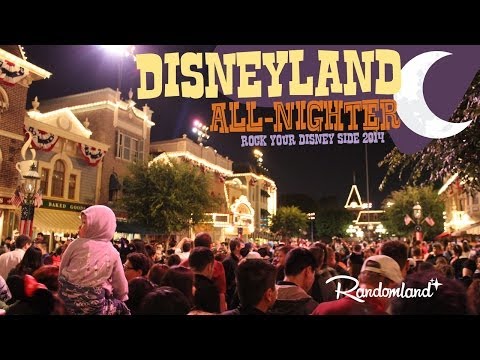 All Night at Disneyland - Rock Your Disney Side 24 Hour Special Event - Randomland