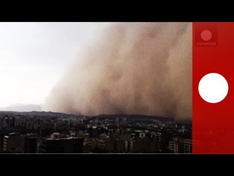 Iran sandstorm: Huge dust cloud engulfs Tehran in minutes