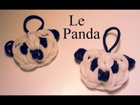 Comment faire un Panda avec des élastiques sans machine