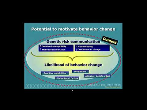 Applications of Genomics to Improve Public Health - Colleen McBride (2014)