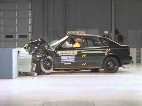 2000 Subaru Legacy moderate overlap test