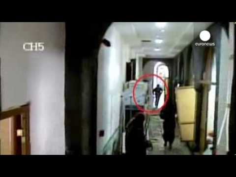 Shocking CCTV: Car bomb explodes as gumen attack Yemen hospital, killing over 50