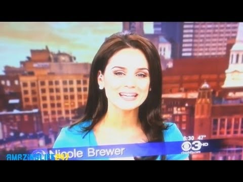 Sexy News Anchor Nicole Brewer Bitches Out Weather Lady on Live TV Pt. 2