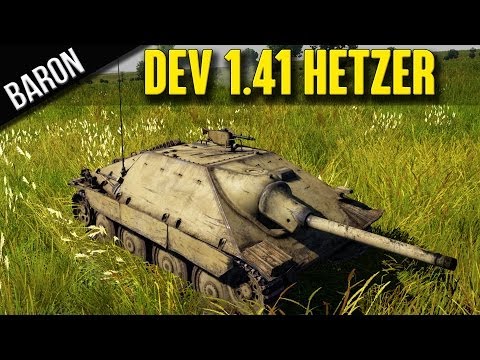 War Thunder Patch 1.41 - Hetzer, Jagdpanzer 38 - New Tanks