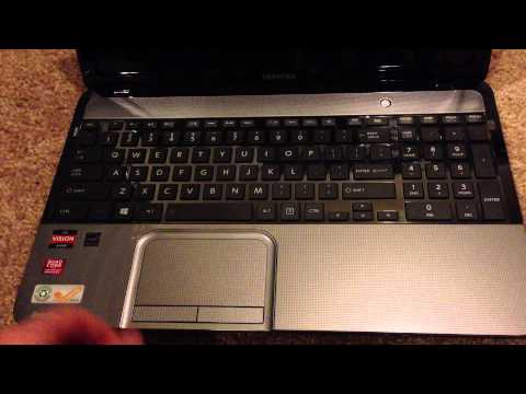 Toshiba Satellite L855 Laptop unboxing