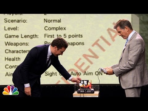 Pierce Brosnan Plays GoldenEye 007 with Jimmy