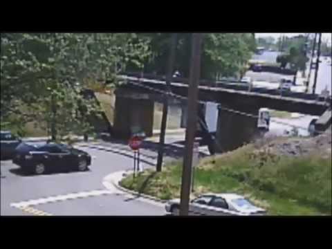 11Foot8 bridge crash compilation