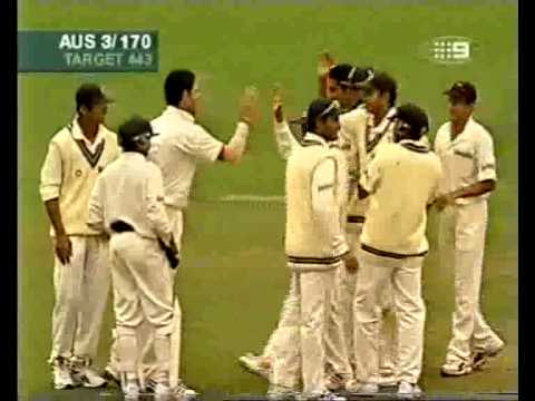 Anil Kumble 12 for 279 (includes 8/141) vs Australia 2004 4th test SCG