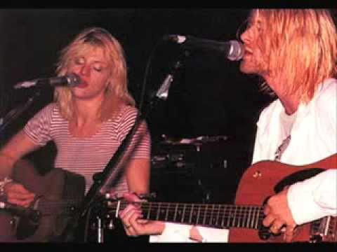 Kurt Cobain+Courtney Love live pennyroyal tea + where did u sleep last night