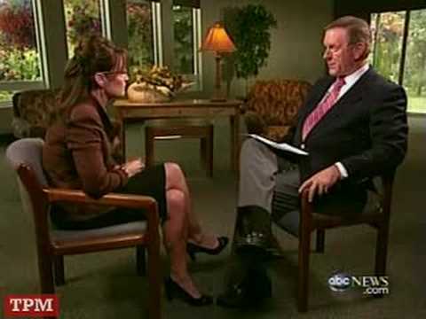 Sarah Palin Holds Forth on Bush Doctrine, Pakistan