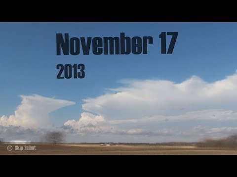 November 17, 2013 Time Lapse Tornado Chase