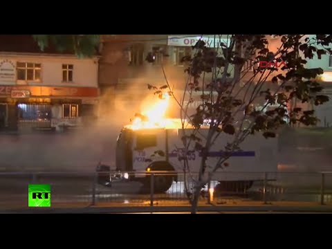 Tear gas & Molotov cocktails: Kurdish rallies against ISIS turn violent in Turkey