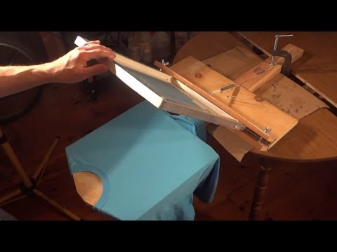 How To Build A Cheap T Shirt Screen Printing Press