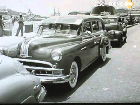 1950 Kòrsou - Pontjesbrug - verkeersprobleem op Curaçao - Korsou Kòrsou Antillen