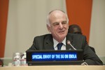 The UN General Assembly was briefed on the unfolding outbreak of Ebola virus disease in West Africa and the global response to the epidemic, by Dr. David Nabarro, Special Envoy of the Secretary-General on Ebola.