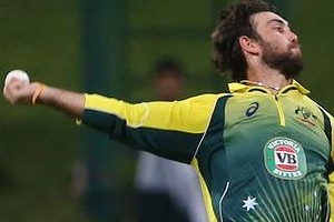 Last-over hero: Glenn Maxwell.