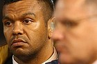 Stood down: Kurtley Beale faces an independent ARU inquiry into messages he sent about Di Patston in June.