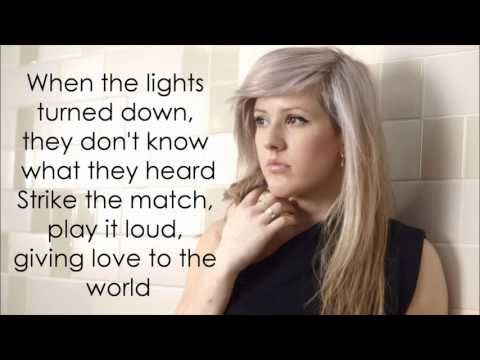 Burn - Ellie Goulding (Lyrics) HD