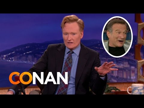 Conan Remembers Robin Williams, The Best Talk Show Guest In The World