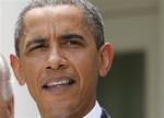 President Barack Obama makes a statement in the Rose Garden of the White House in Washington, Wednesday, June 23, 2010, to announce that Gen. David Petraeus would replace Gen. Stanley McChrystal.