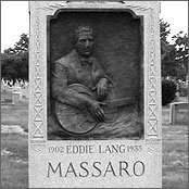 Eddie Lang's Tombstone