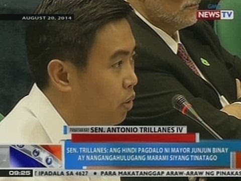 NTG: Panayam kay Sen. Trillanes kaugnay sa naging pahayag ni Mayor Junjun Binay