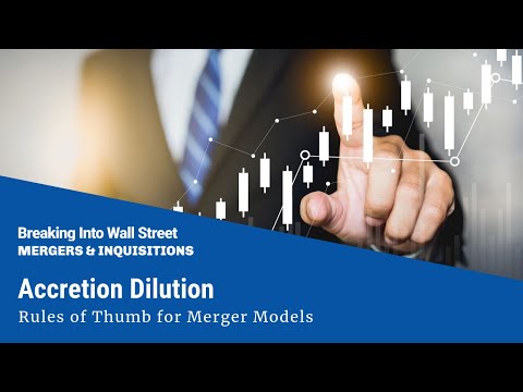 Accretion Dilution - Rules of Thumb for Merger Models