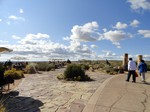 This is the view from the restaurant at Eagle Point in Grand Canyon West Rim national park, which is located in Arizona, USA.