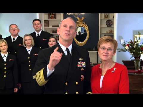 CNO Admiral Jonathan Greenert and Mrs. Greenert 2013 Holiday Message