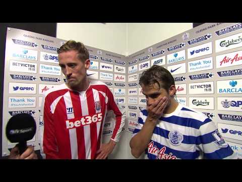 NIKO KRANJCAR AND PETER CROUCH POST-MATCH INTERVIEW I QPR 2, STOKE CITY 2