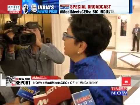 Pepsi Co CEO Indra Nooyi  'Modi very focussed on improving India'