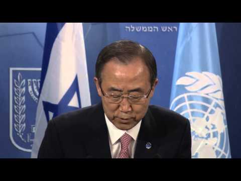 Statements by PM Netanyahu and UN Secretary General Ban Ki-moon