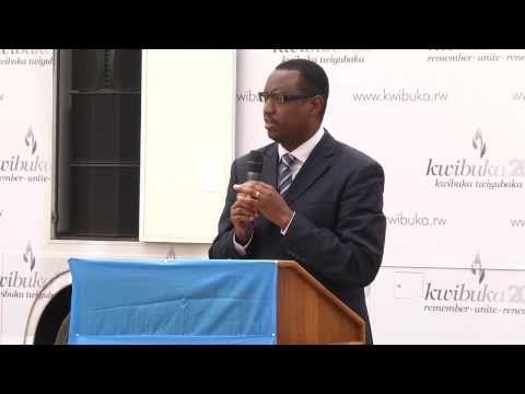 Speech by Rwanda's Minister of Sports and Culture Mitali Protais in Nyange, Kwibuka Flame Tour