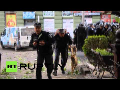 Odessa violence video: Brutal clashes erupt in Ukraine's southern port-city